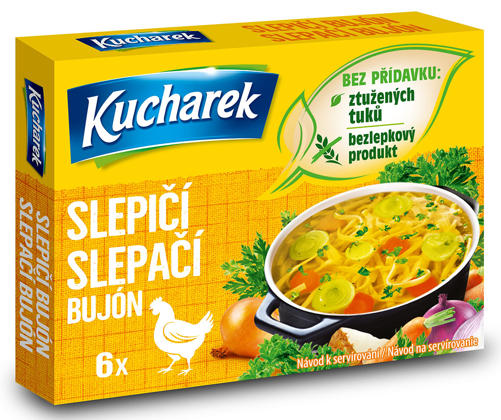 KUCHAREK Slepačí bujón 5 x 60 g