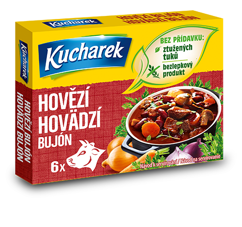 KUCHAREK Hovädzí bujón 5 x 60 g