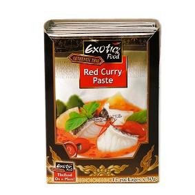 Exotic Food červená kari pasta 12 x 50 g