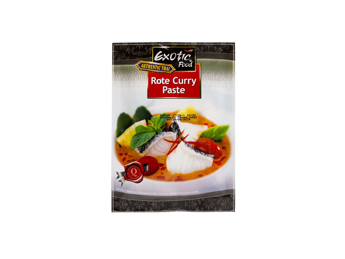 Exotic food červená kari pasta 12 x 50 g