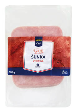 METRO Chef Šunka výberová 80% plátky chlad. 500 g