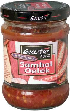 Exotic food Sambal Oelek pasta z chilli 210 g
