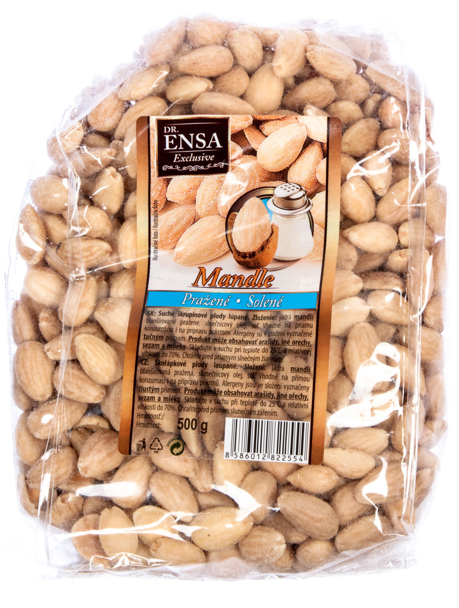 ENSA Mandle pražené solené 500 g