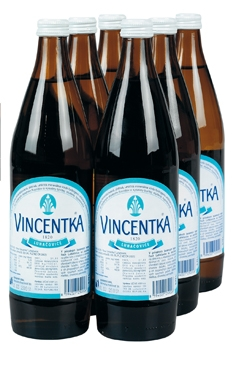 VINCENTKA prírodná minerálna voda 6 x 700 ml nevr. fľaša SKLO