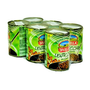 Divella Šošovica 6 x 400 g