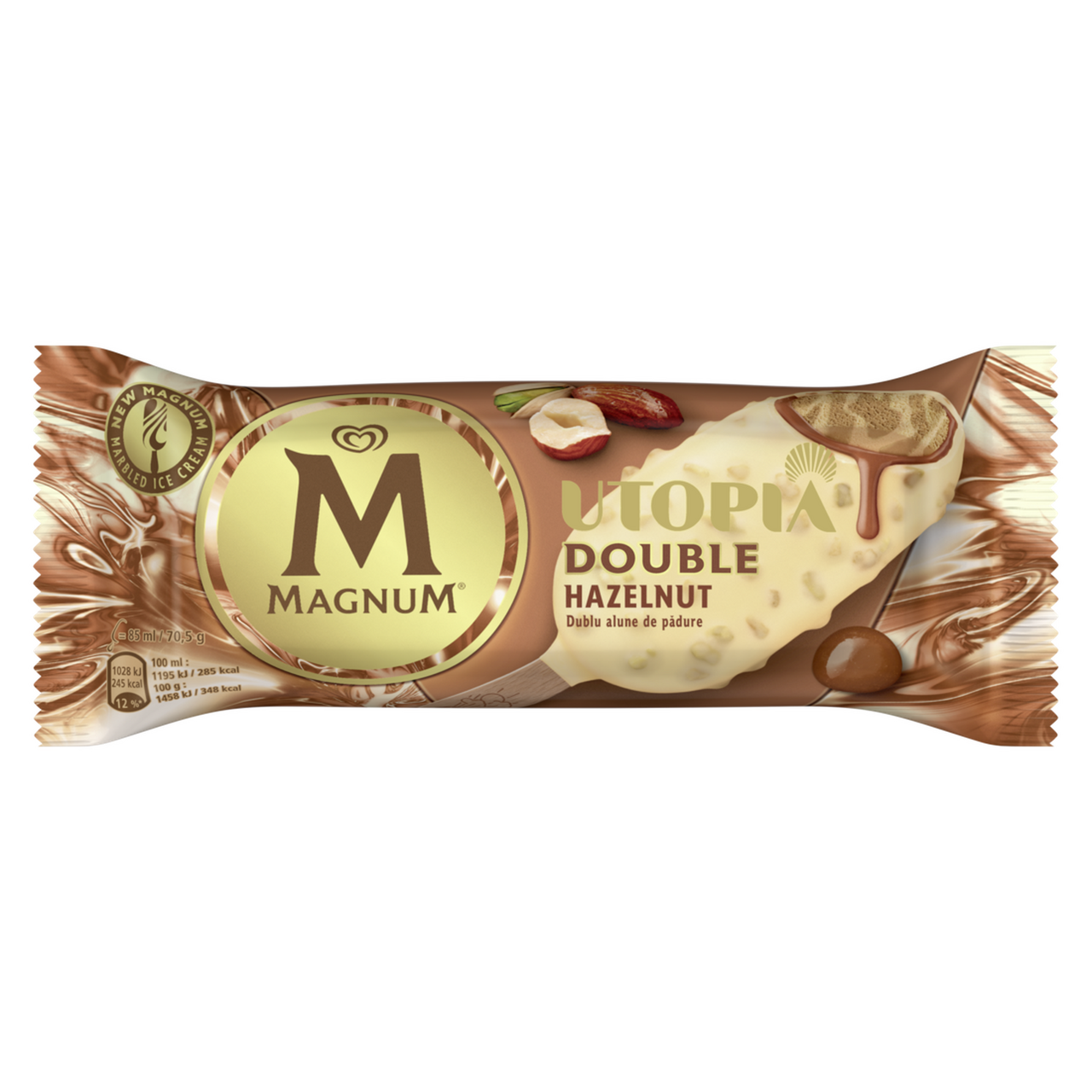 ALGIDA MAGNUM Double hazelnut nanuk mraz. 20 x 85 ml