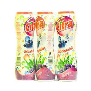 CITRA práškový čistič s vôňou kvetín 3 x 400 g