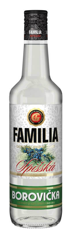 Familia GAS borovička 40% 500 ml