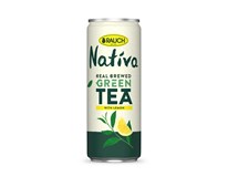 Nativa Zelený čaj citrón 24x330 ml vratná plechovka