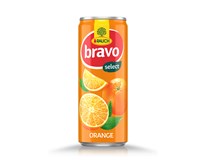 Bravo Orange ovocný nápoj 24x330 ml vratná plechovka