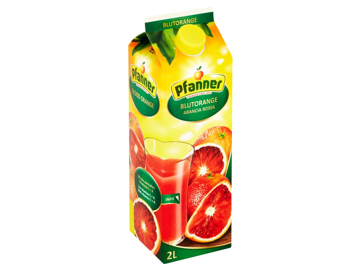 Pfanner nektár červený pomaranč 30 % 6 x 2 l