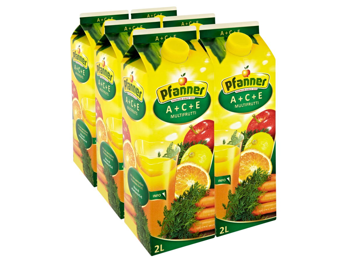 Pfanner nektár ACE multifruit 30 % 2 l