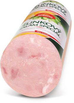 KRÁSNO Šunková saláma špeciál chlad. váž. cca 2 kg