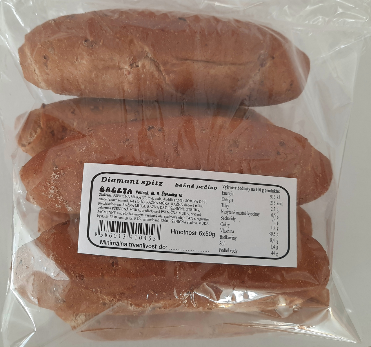 BAGETA Diamant Spitz chlad. 6 x 55 g