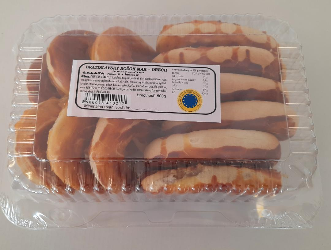 BAGETA Bratislavský rožok makovo orechový 500 g
