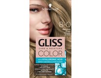 Schwarzkopf Gliss Color farba na vlasy 8-0 prirodzená blond 1x1 ks