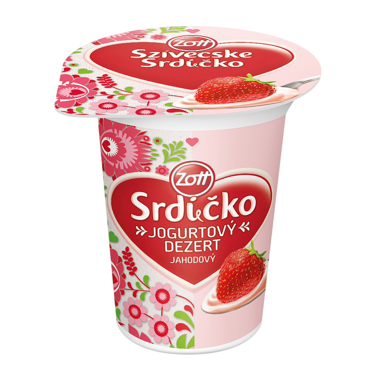 Zott Srdiečko jogurt mix (jahoda,malina, marhuľa,višňa) chlad. 20 x 125 g