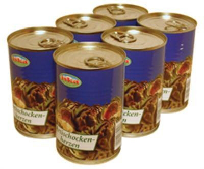 Artičoky srdce celé 5/7 6 x 425 ml