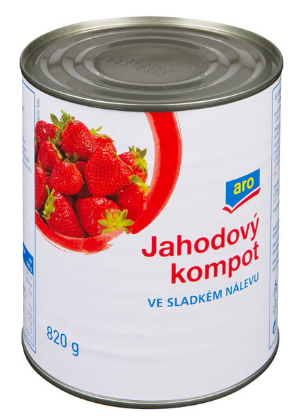 aro Jahodový kompót 6 x 820 g