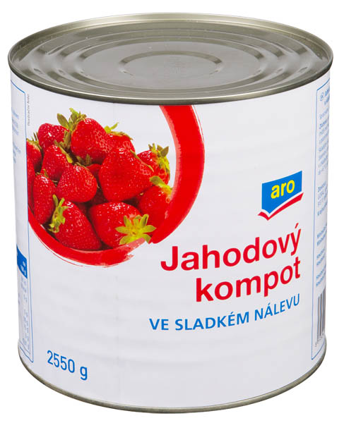 aro Jahodový kompót 2550 g