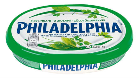 PHILADELPHIA termizovaná nátierka s bylinkami 23,5% chlad. 125 g