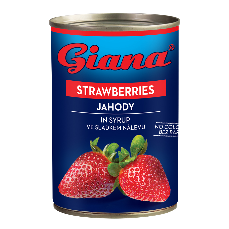Giana Jahodový kompót 8 x 425 ml
