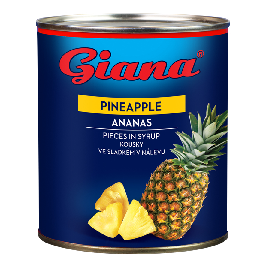 Giana Ananás kúsky 6 x 850 ml