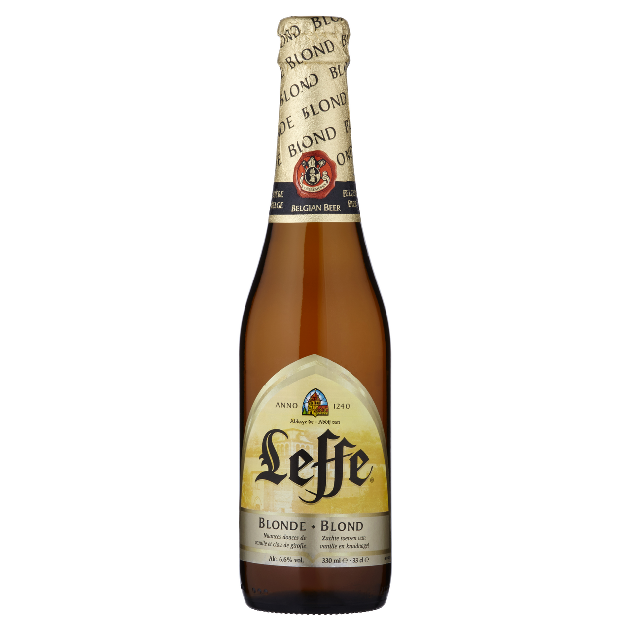 LEFFE blonde pivo 24 x 330 ml SKLO