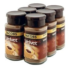 JACOBS Velvet káva instantná 6 x 100 g