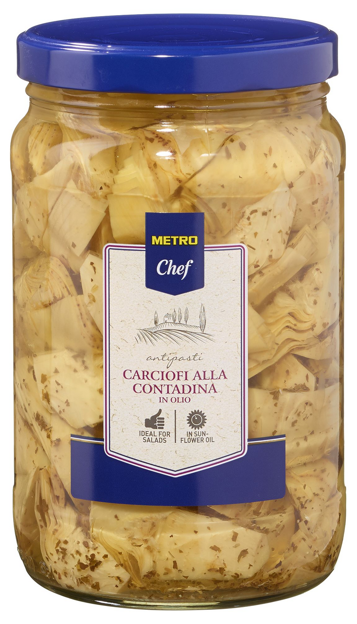 METRO Chef Artičoky v oleji ochutené 1700 ml