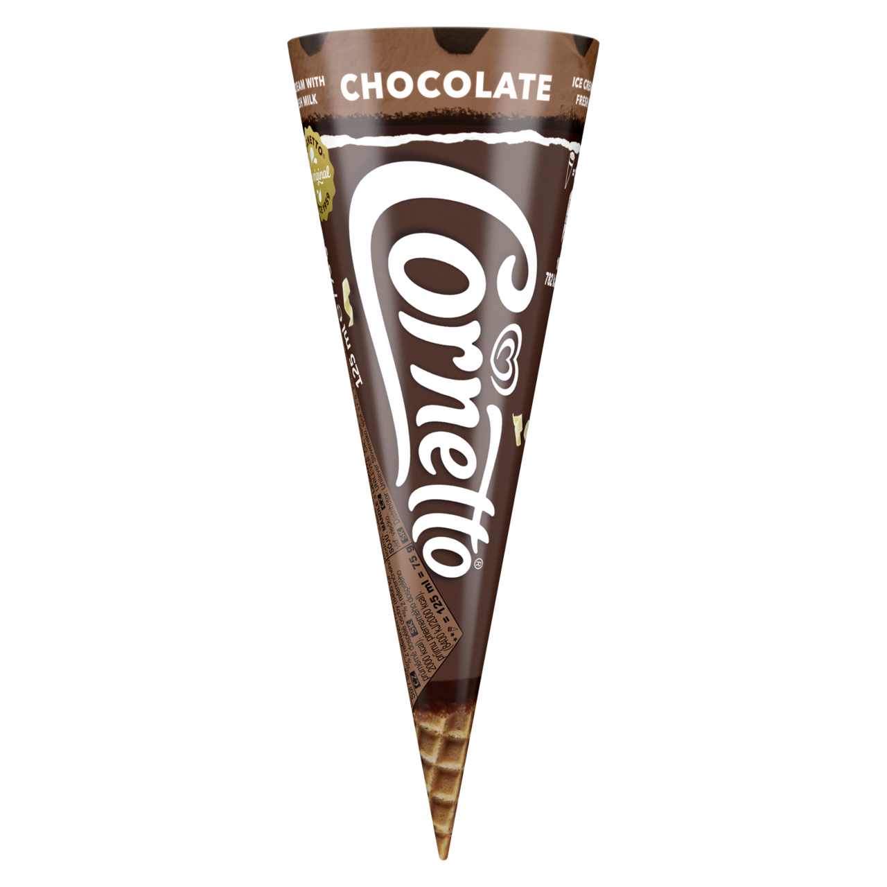 ALGIDA Cornetto čokoláda nanuk mraz. 24 x 125 ml