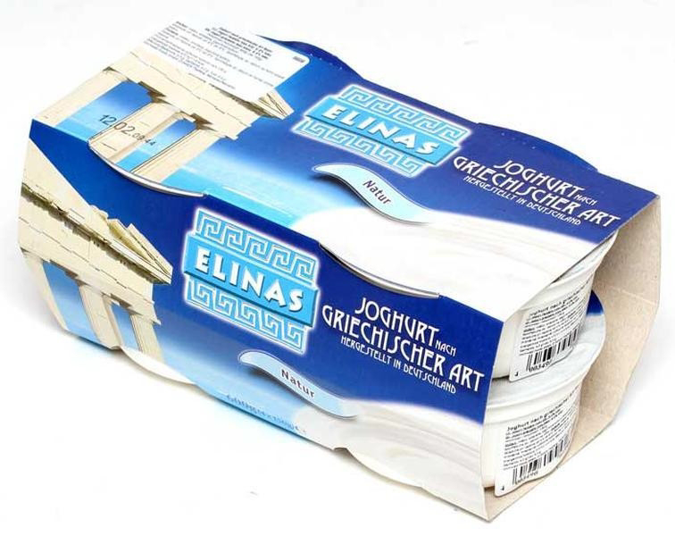 HALLOUMI Elinas Jogurt gréckeho typu prírodný chlad. 4 x 150 g