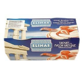 HALLOUMI Elinas Jogurt gréckeho typu jahoda chlad. 4 x 150 g