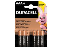 Batérie Basic AAA Duracell 6ks