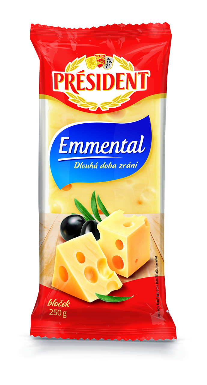 PRÉSIDENT Ementál syr chlad. 250 g