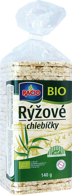 RACIO Ryžové chlebíčky BIO 140 g