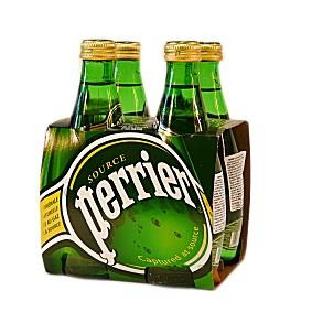 Perrier minerálna voda 4 x 330 ml SKLO