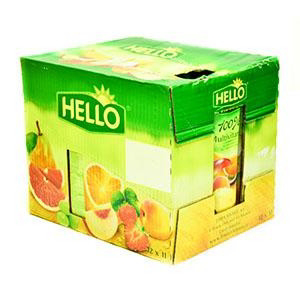 Hello džús multivitamín 100 % 12 x 1 l