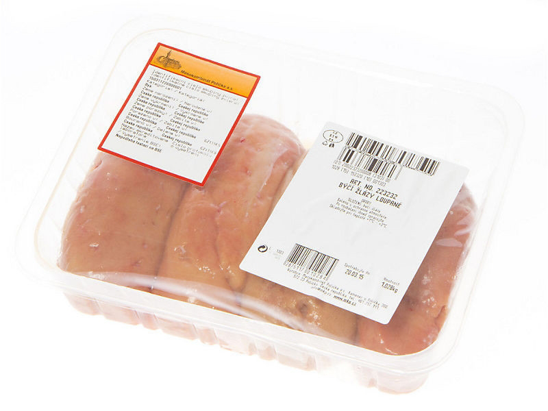 Polička Býčie žľazy lúpané chlad. váž. cca 1 kg