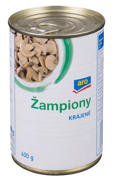 aro Šampiňóny krájané 8 x 400 g