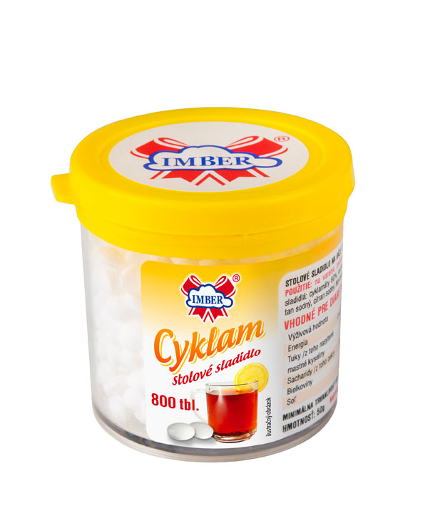 IMBER cyklamát náhradné sladidlo 5 x 50 g