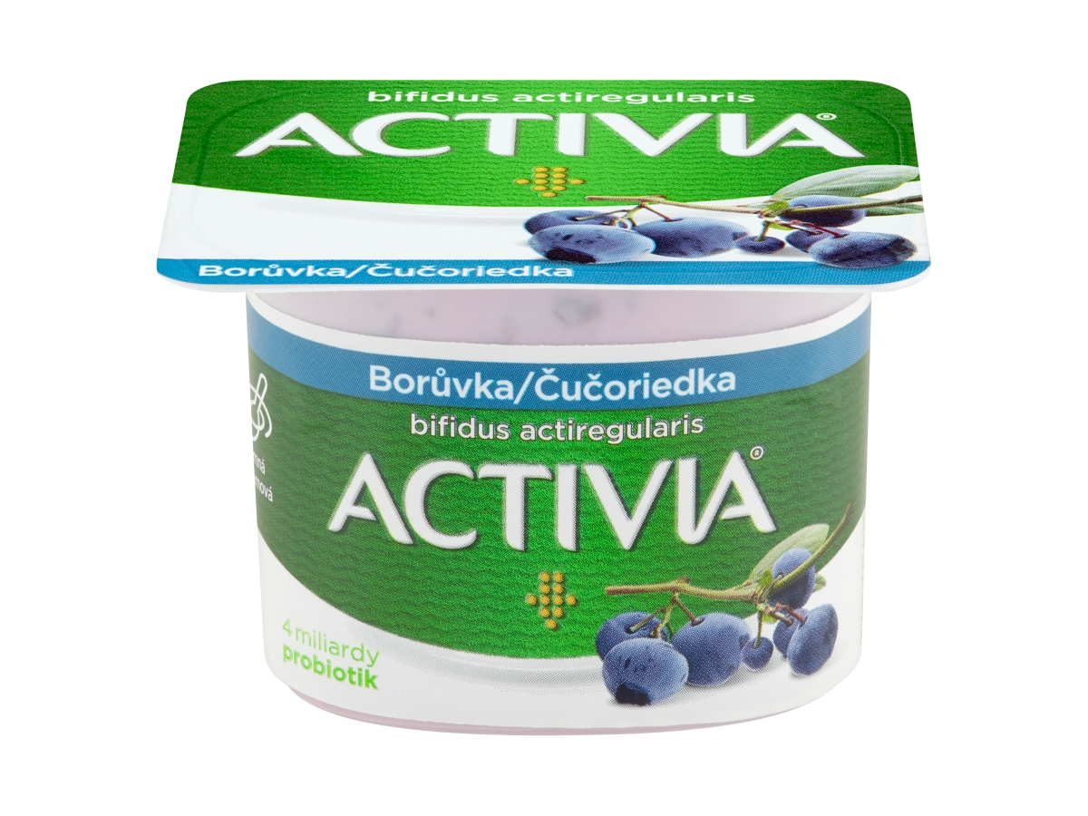 DANONE ACTIVIA jogurt čučoriedka chlad. 8 x 120 g