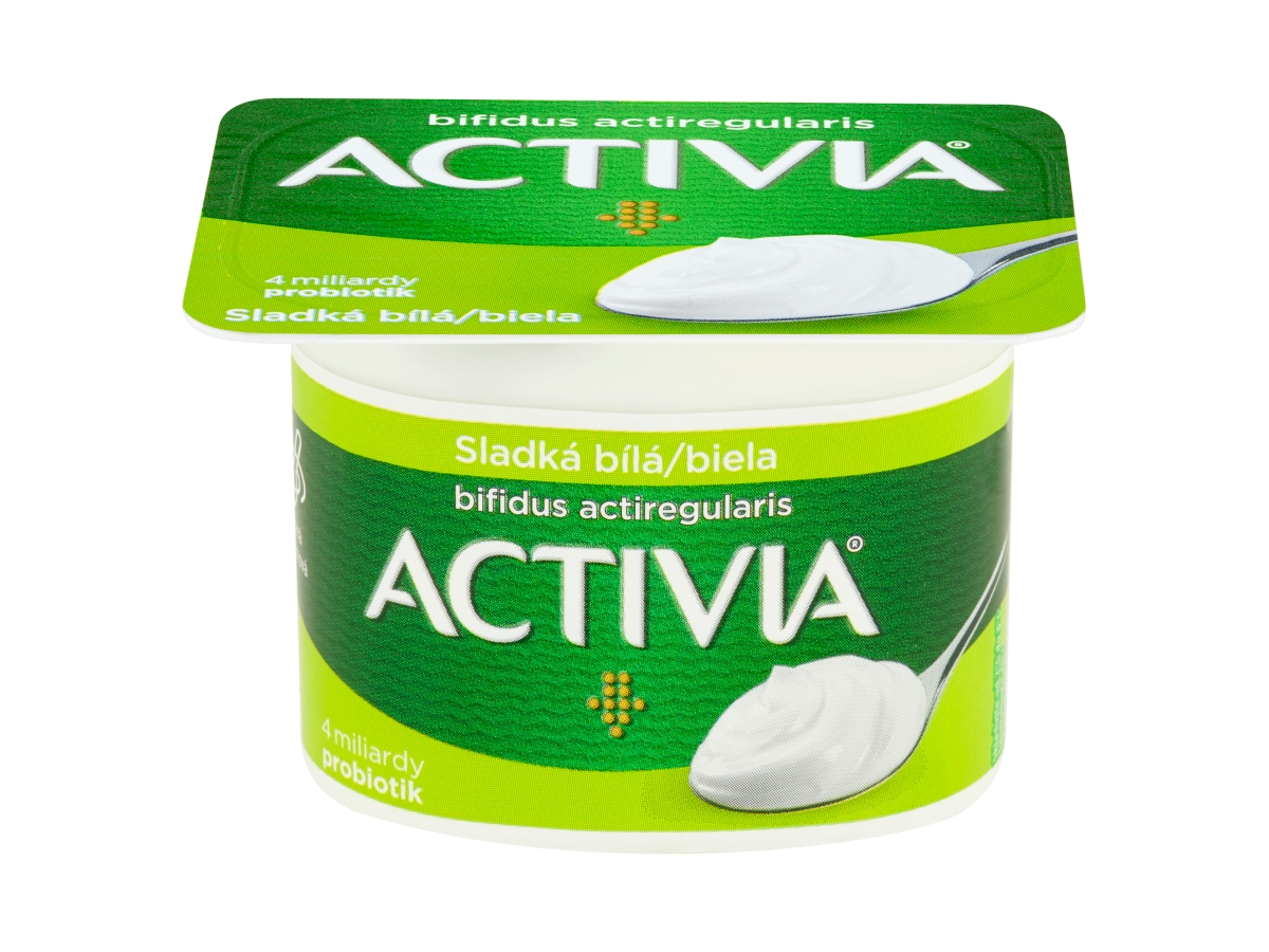 DANONE ACTIVIA jogurt sladký biely chlad. 8 x 120 g