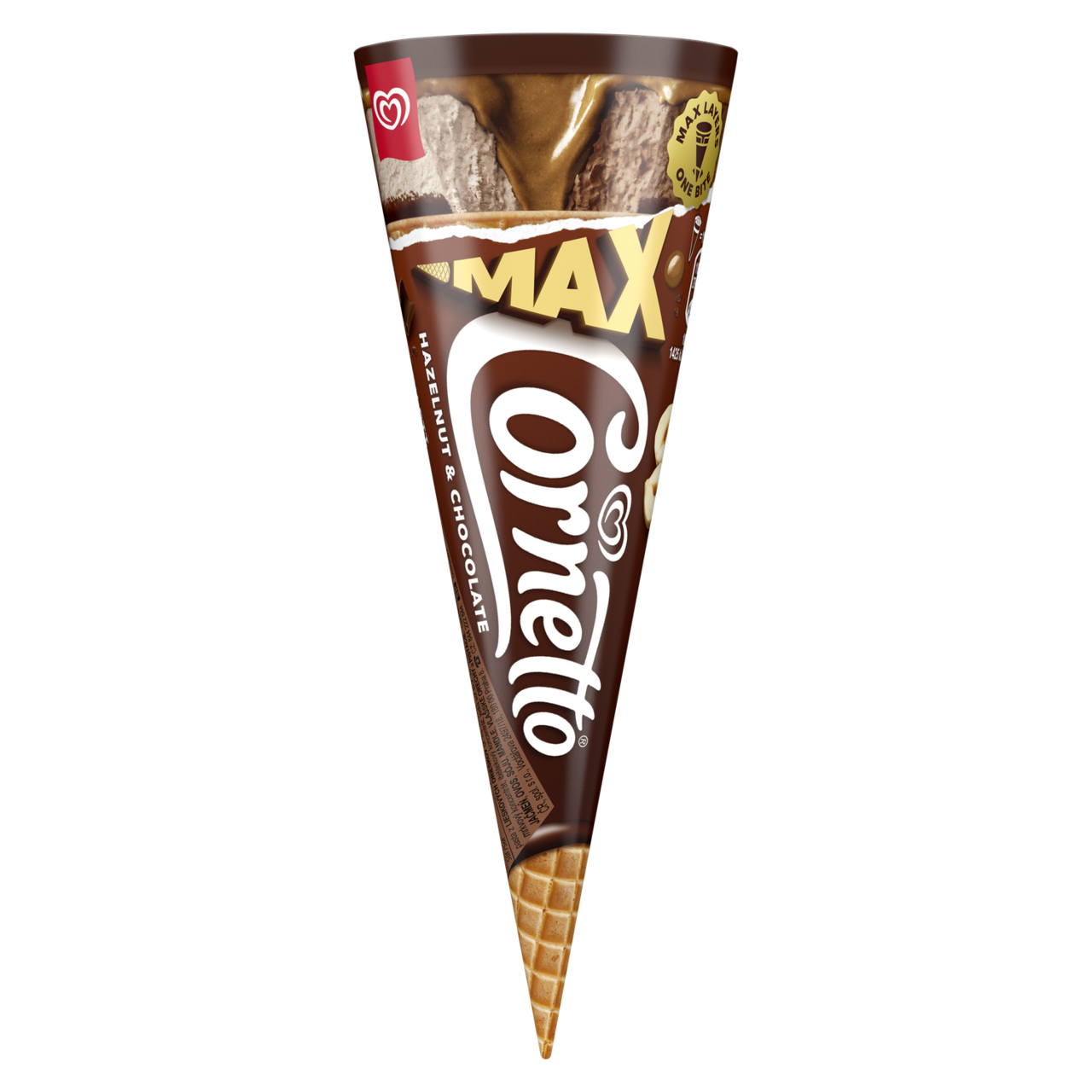 ALGIDA Cornetto Max oriešok čokoláda nanuk mraz. 115 ml