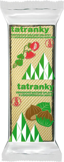 Tatranky obvodovo máčané lieskovoorieškové 42 x 33 g