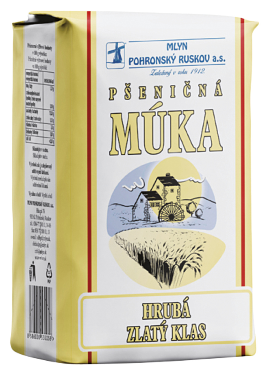 MLYN POHRONSKÝ RUSKOV Múka hrubá 10 x 1 kg