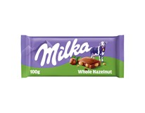 Milka Tabuľková čokoláda whole hazelnuts/ celé lieskové orechy 1x100 g