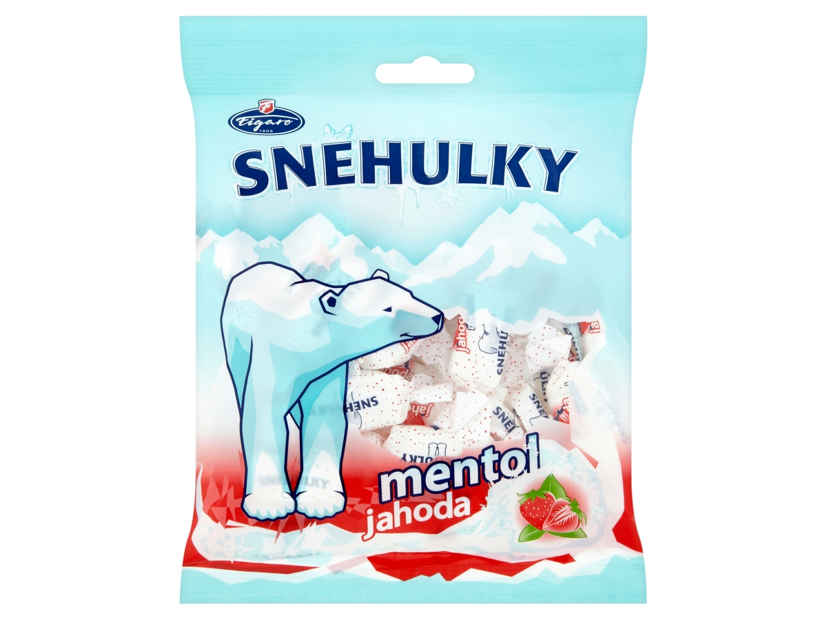 Snehulky jahoda 8 x 90 g