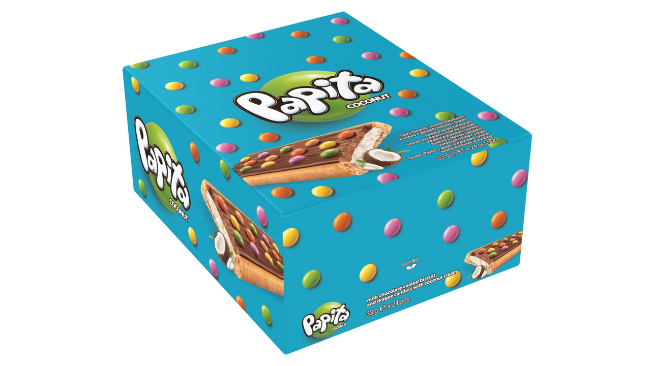 SÖLEN Papita sušienky kokosové 24 x 33 g