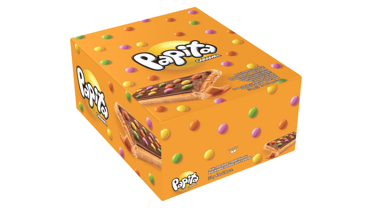 SÖLEN Papita sušienky karamelové 24 x 33 g